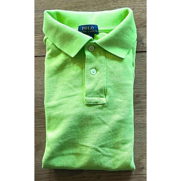 Polo by Ralph Lauren Lime Green Long Sleeve Polo - Picture 3 of 7
